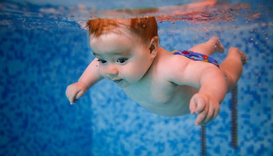 babyzwemmen draagkracht